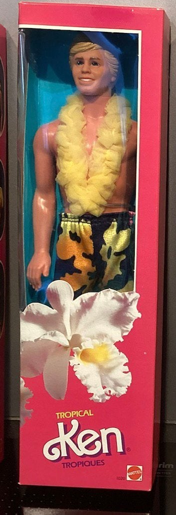 Barbie,Vintage 1985 Tropical Ken #1020 OVP, NRFB, Ophalen, Nieuw, Fashion Doll