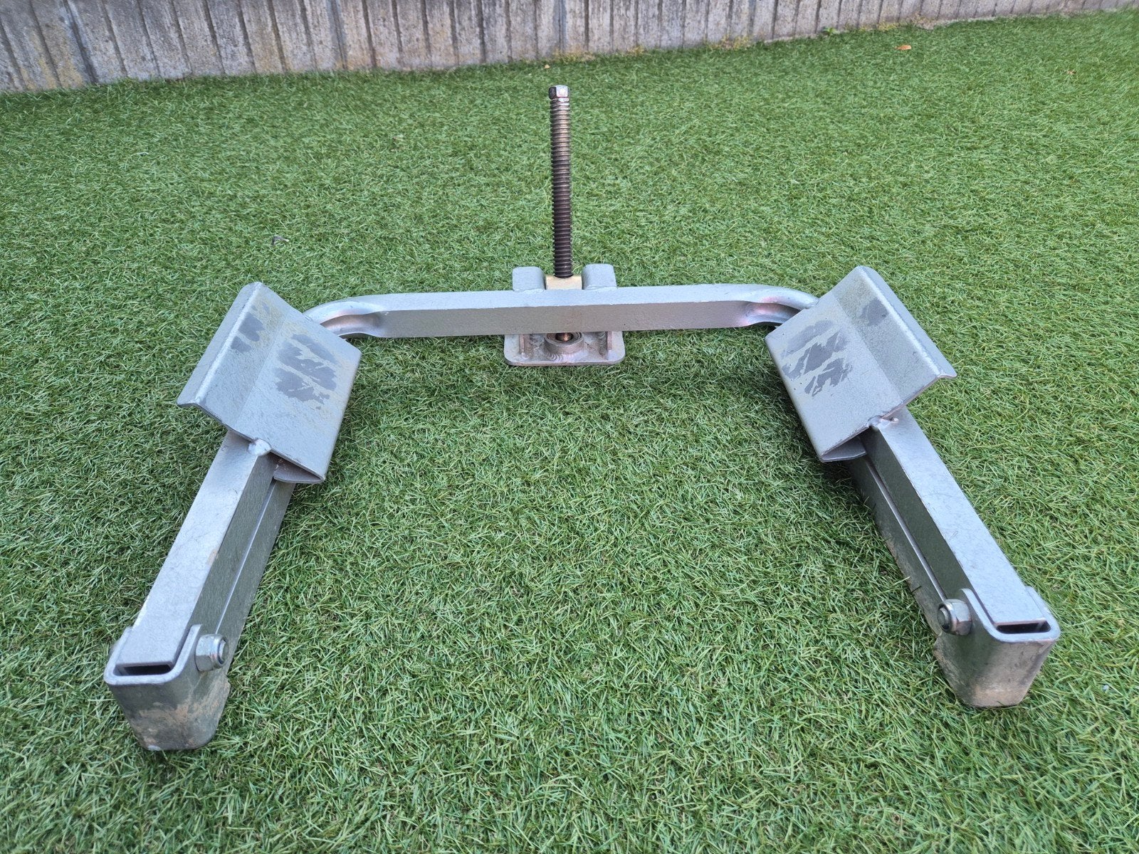 Leveler aluminium caravan, Caravans en Kamperen, Ophalen, Gebruikt