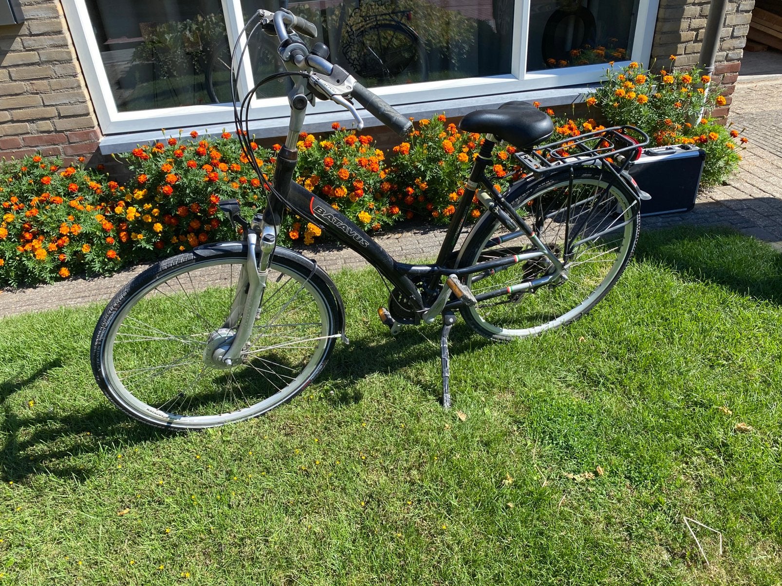 Dames fiets  batavus, Fietsen en Brommers, Fietsen | Vouwfietsen, Ophalen, 20 inch of meer, Gebruikt, Versnellingen