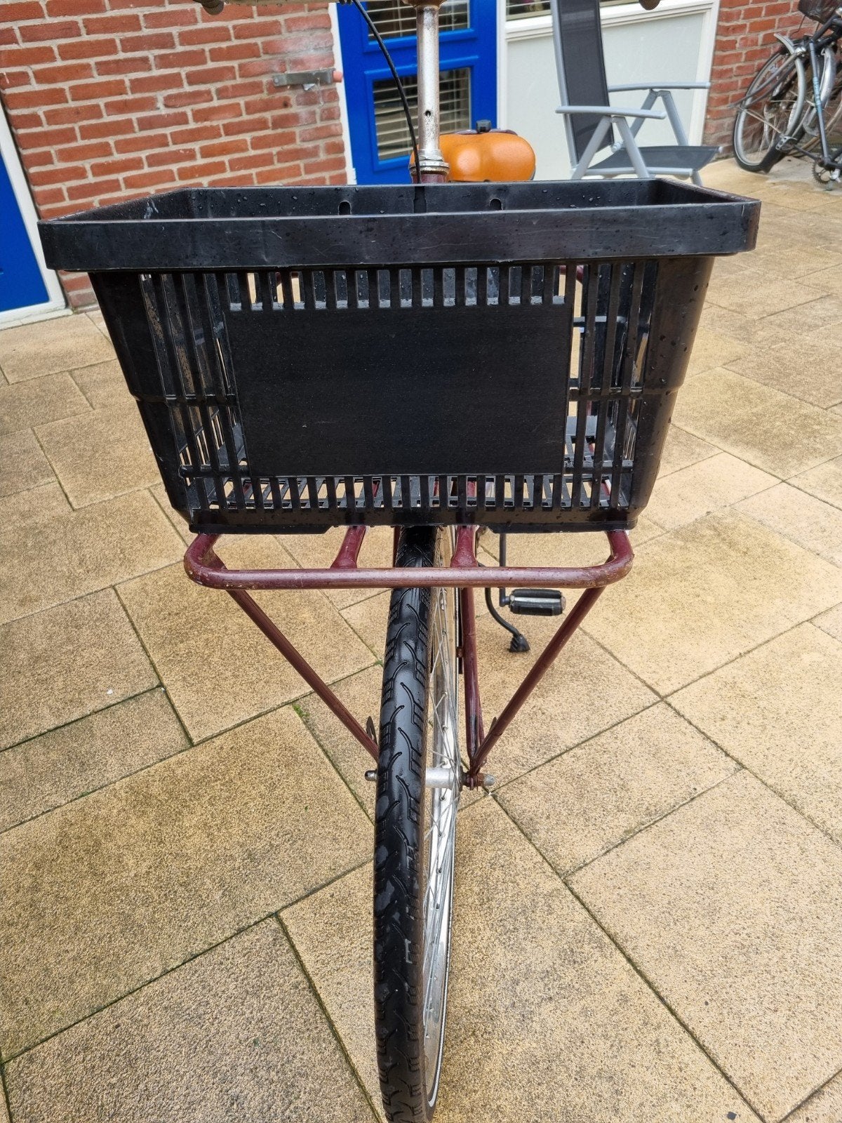 sparta/achiele fiets.kleur rood., Fietsen en Brommers, Fietsen | Dames | Damesfietsen, Terugtraprem, Sparta, 53 tot 56 cm, Versnellingen