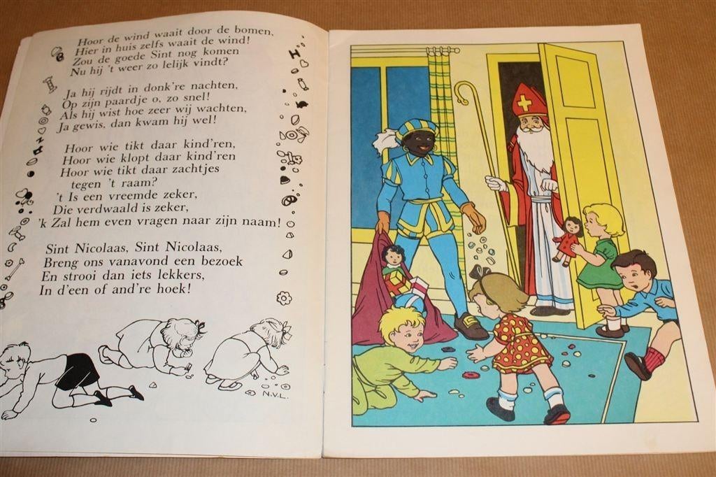 Vintage Prentenboek Zie Ginds Komt de Stoomboot [1963], Diversen, Sinterklaas, Gebruikt, -, -, Ophalen of Verzenden