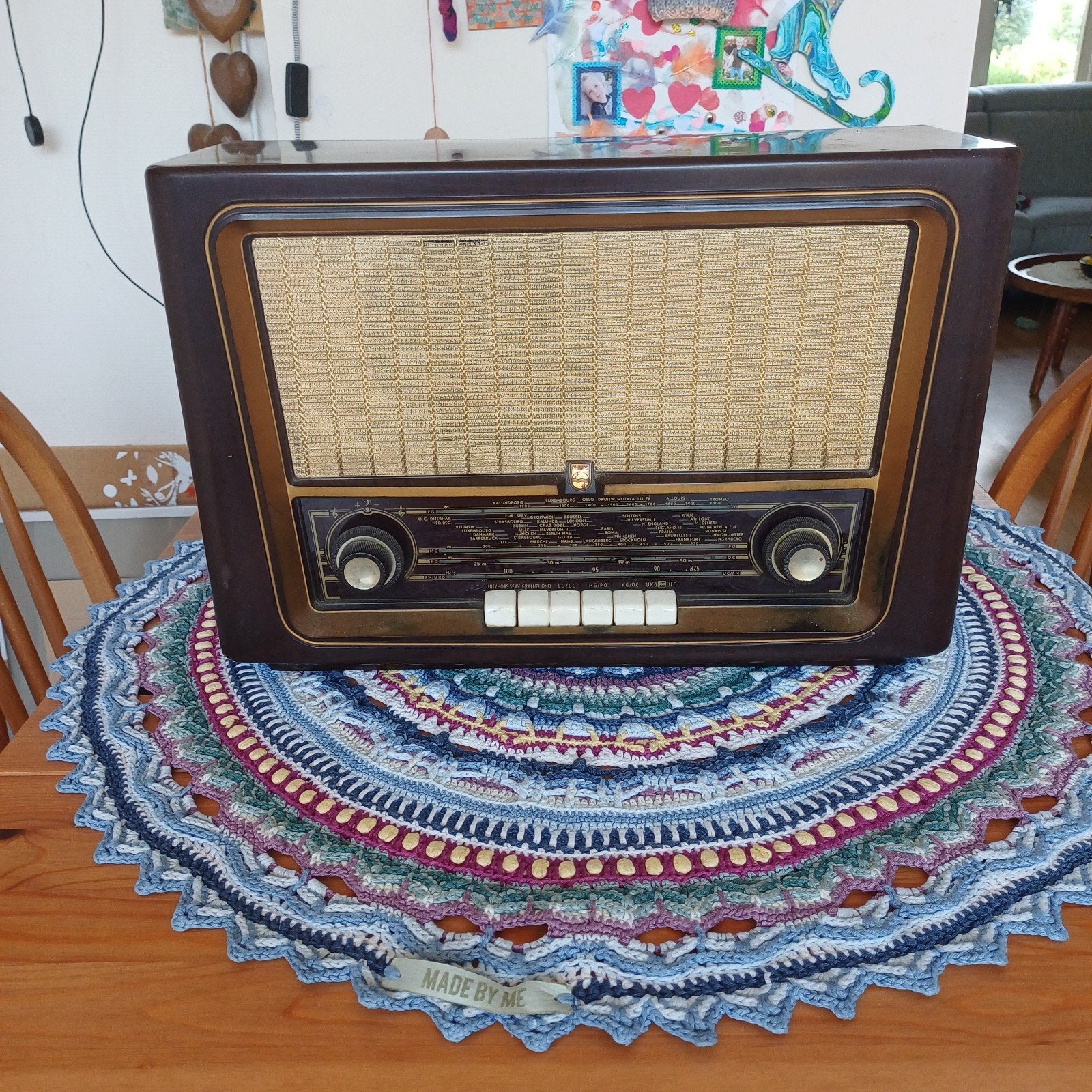 Philips lampen radio, Ophalen, Gebruikt, Radio