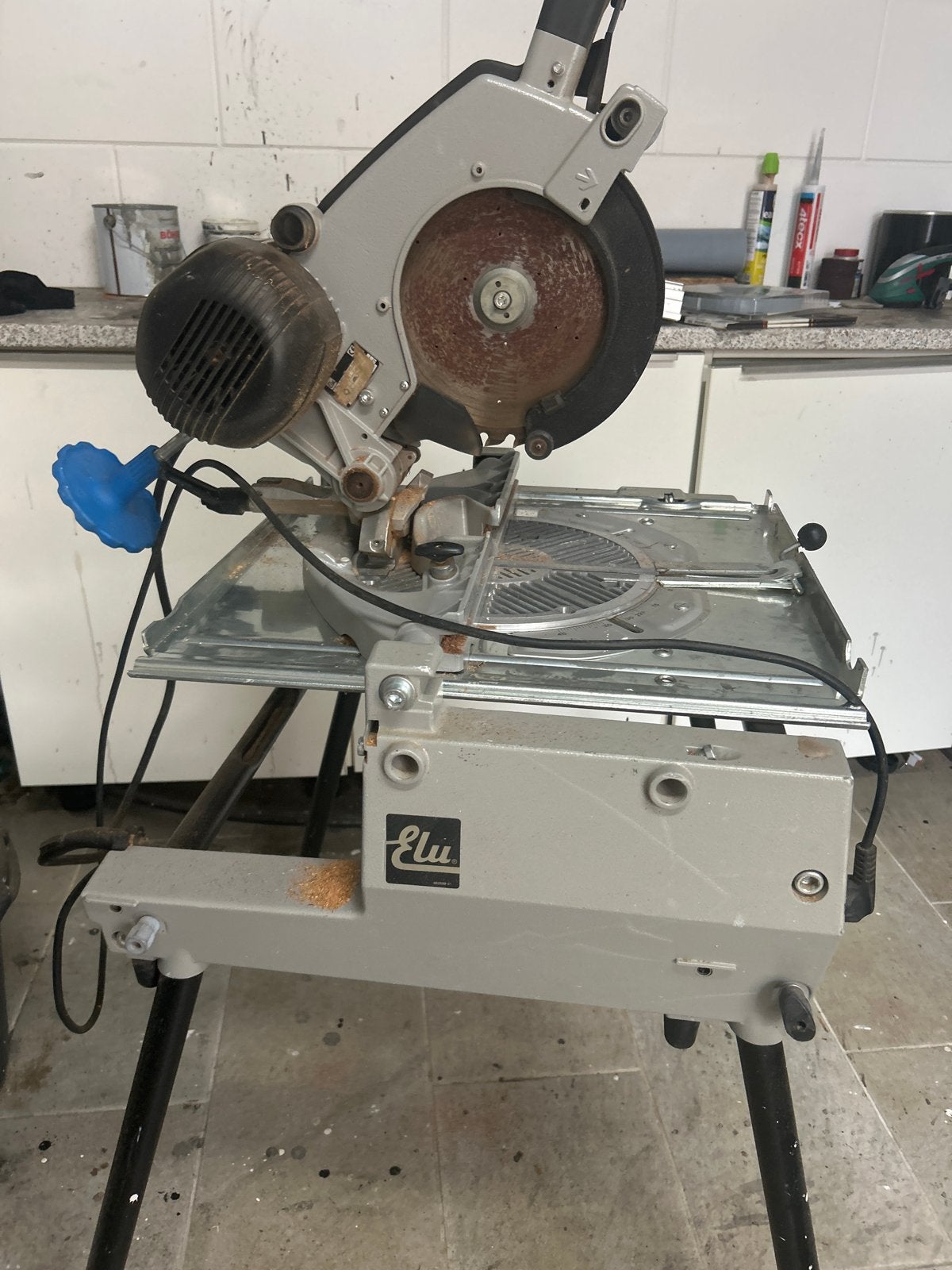 Elu Afkortzaag/Tafelzaag - Gebruikt maar functioneel, Ophalen, Gebruikt, 70 mm of meer, 600 tot 1200 watt