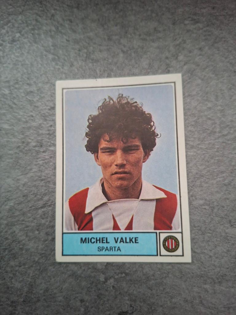 Panini sticker Voetbal 78. Speler Michel Valke Sparta., Verzenden, Zo goed als nieuw, Sticker