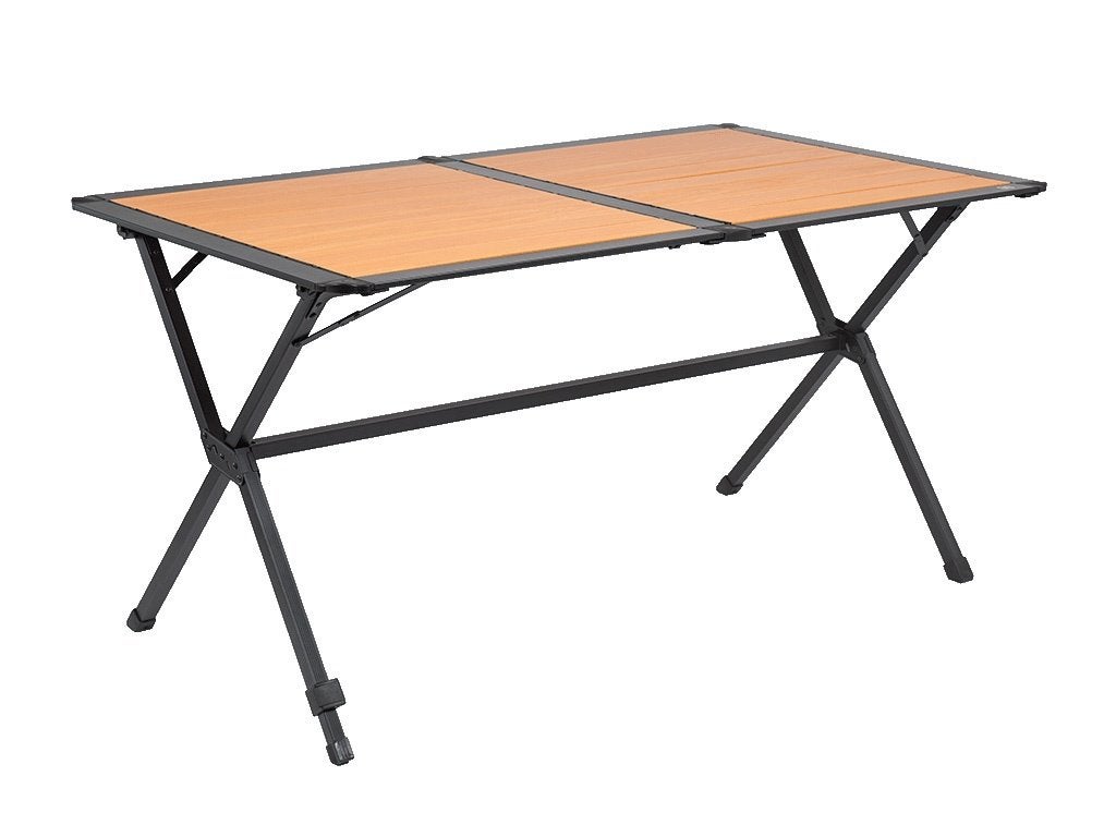 ViaMondo campingtafel 140 x 80 cm oprolbaar, Ophalen of Verzenden, Zo goed als nieuw, Campingtafel