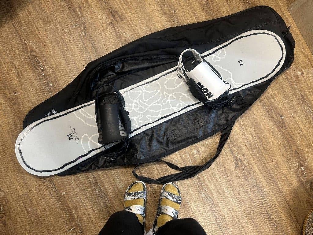 K2 First Lite 142 Snowboard Complete Beginner Set, Ophalen, Gebruikt, Board