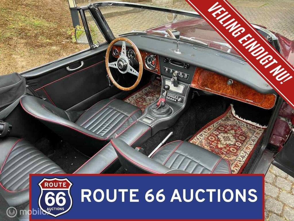 Austin-Healey 3000 MK3 | 1967 | Route 66 Auctions, Auto's, Austin, Overige carrosserieën, Zwart, Bedrijf