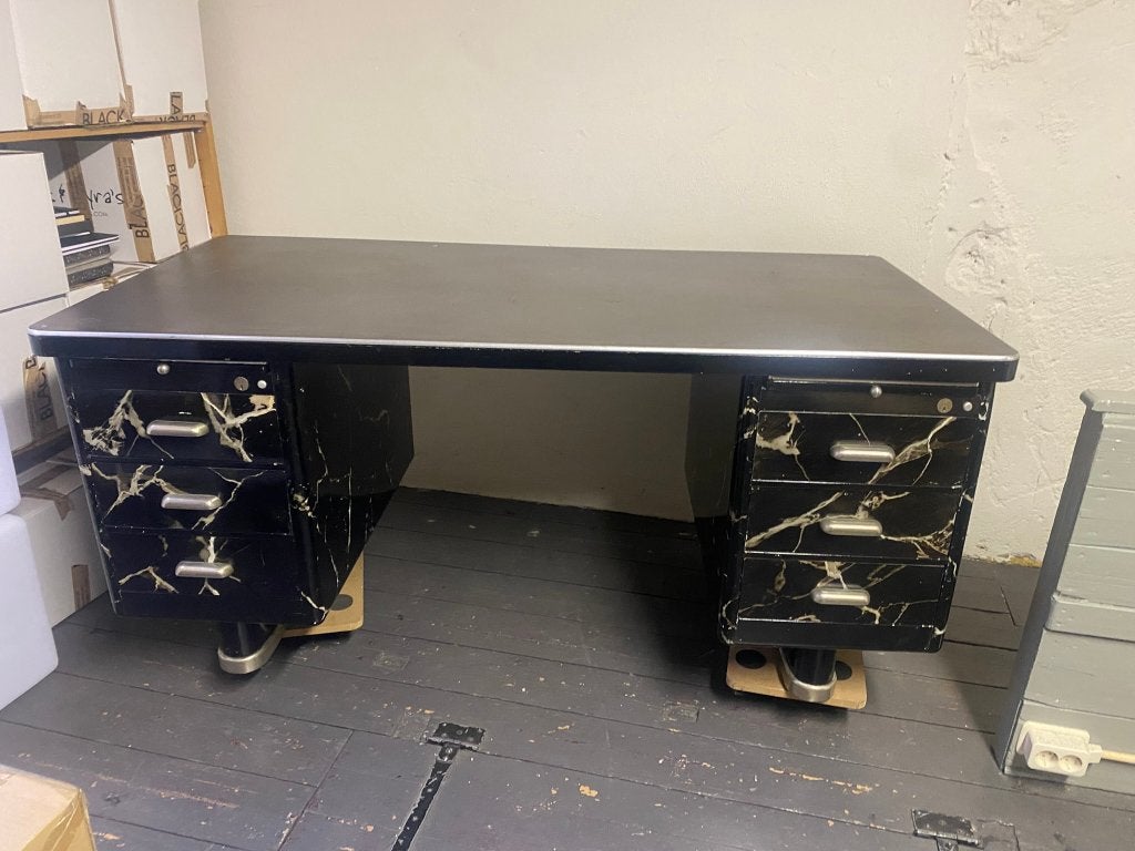 bureau, Huis en Inrichting, Bureaus, Ophalen, Gebruikt, Bureau-kast combinatie