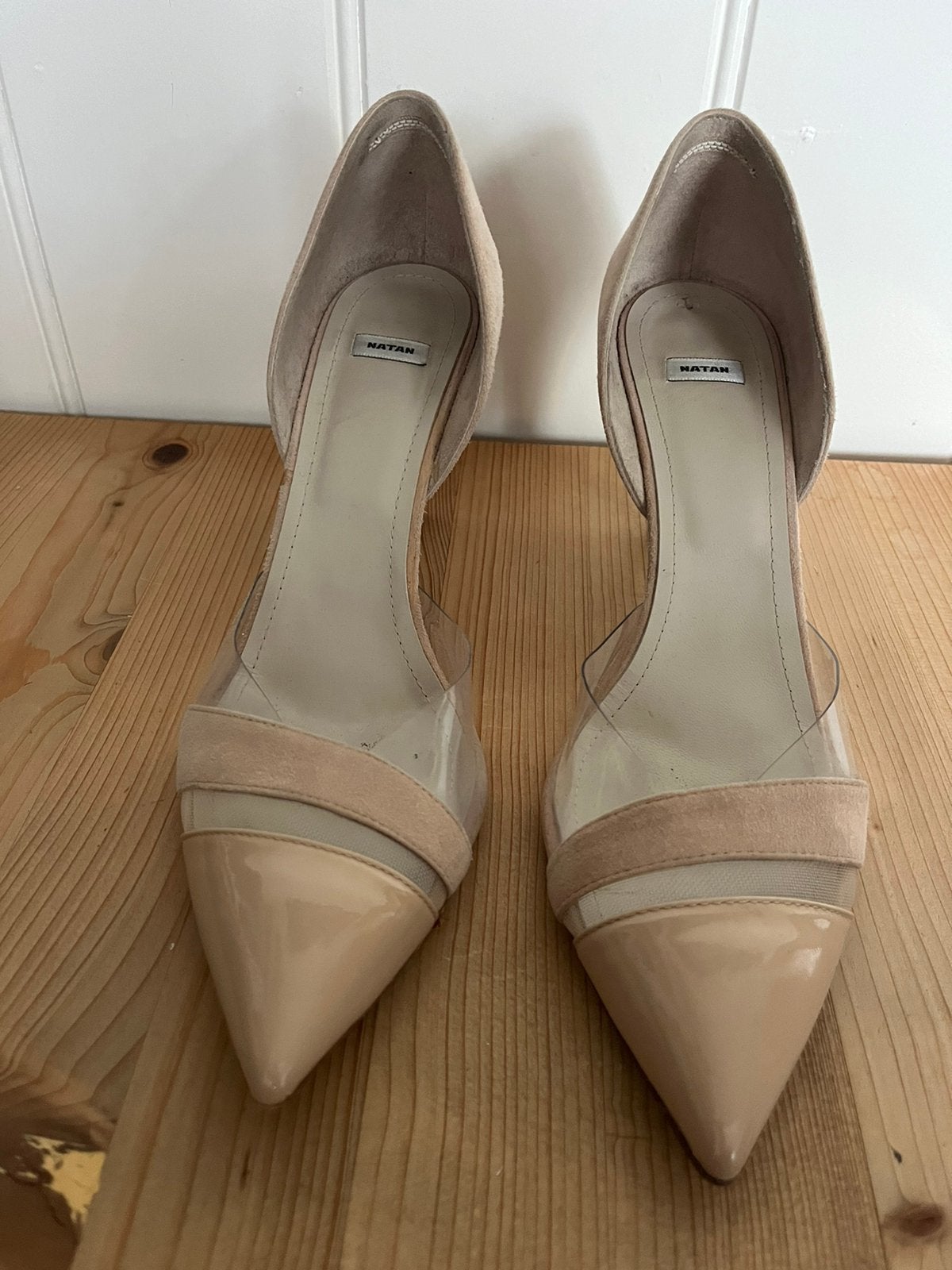 Pumps nude Natan maat 40, Ophalen of Verzenden, Zo goed als nieuw, Beige