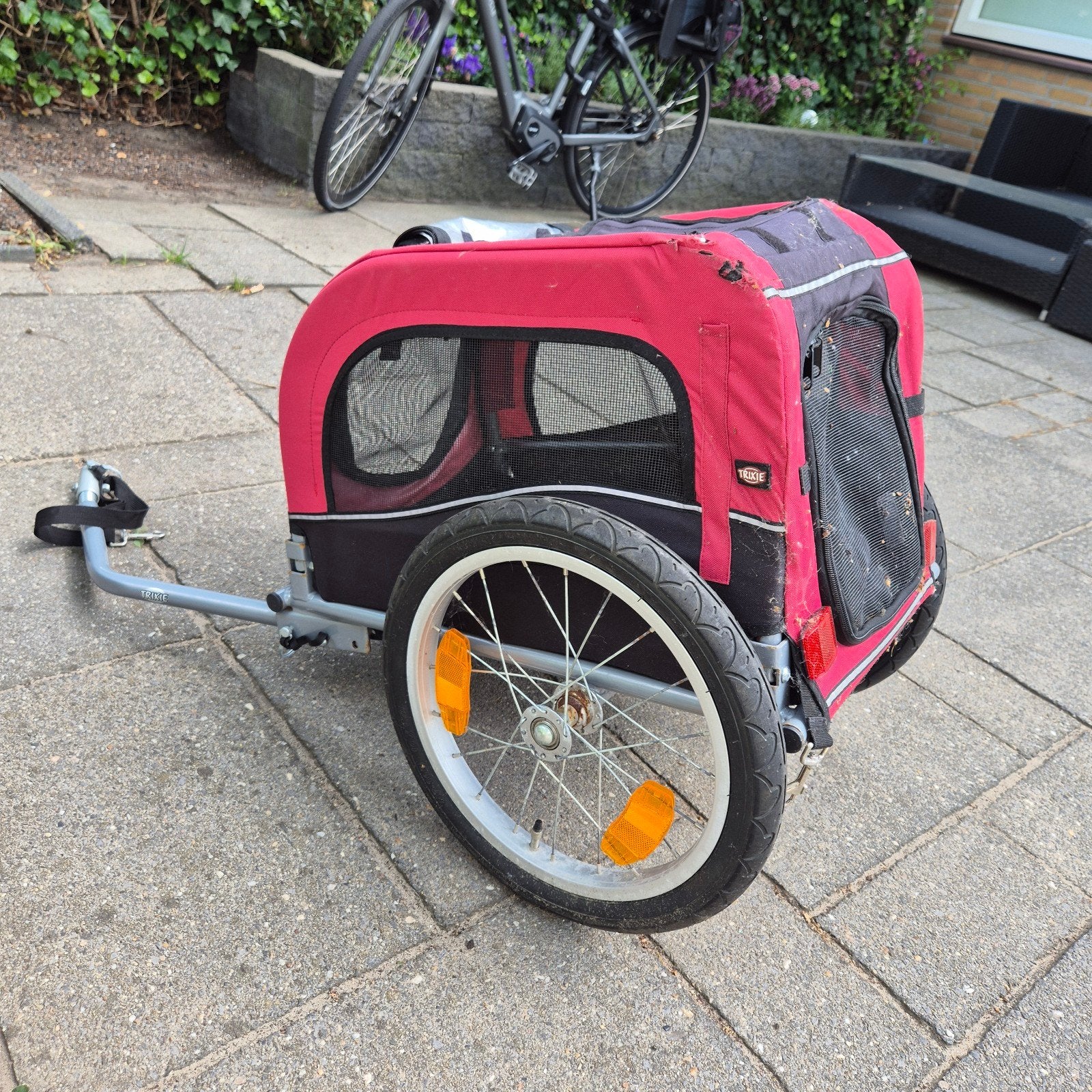 Hondenfietskar - Trixie, Fietsen en Brommers, Trixie, Gebruikt, Opvouwbaar, 20 tot 40 kg