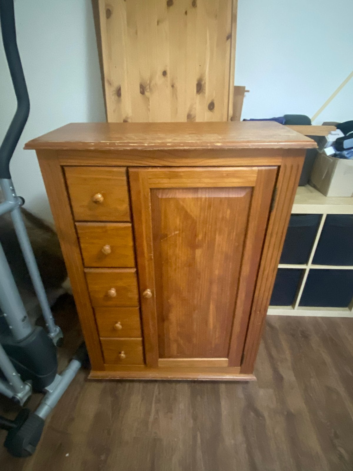 Houten Meidenkast/Spekkast - 82x38x121 cm, Huis en Inrichting, Ophalen, Gebruikt