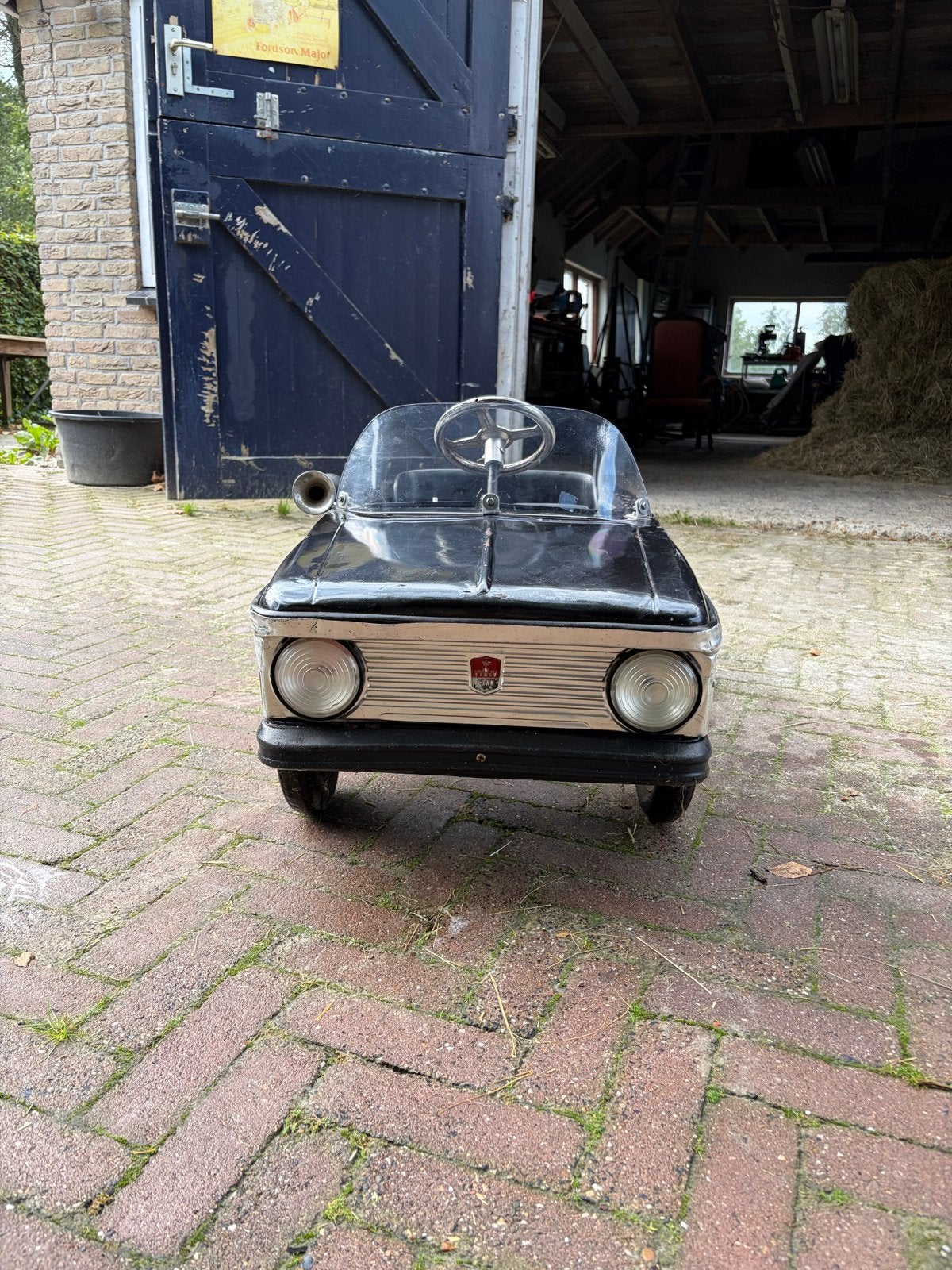 Moskvitch Trapauto - Vintage Speelgoedauto, Ophalen, Gebruikt