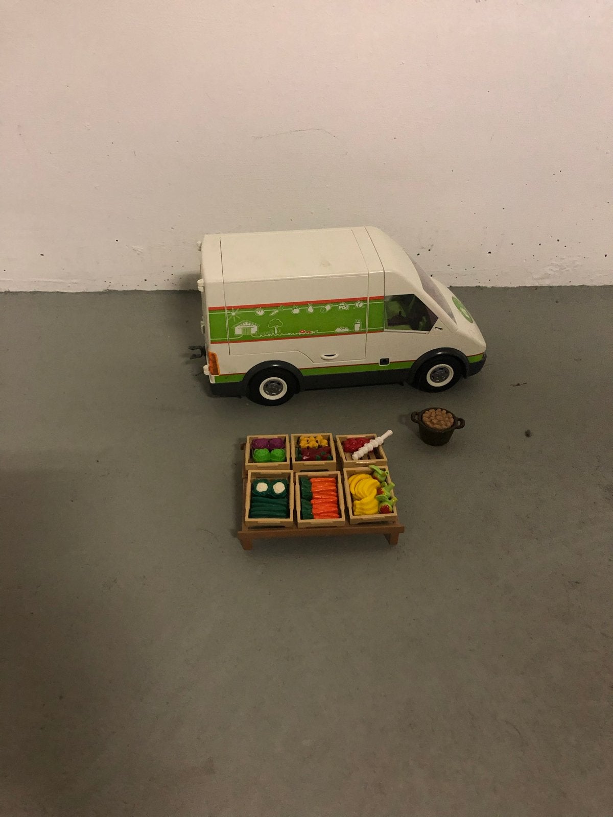 Playmobil Groentewagen met accessoires, Ophalen of Verzenden, Gebruikt, Jongen of Meisje