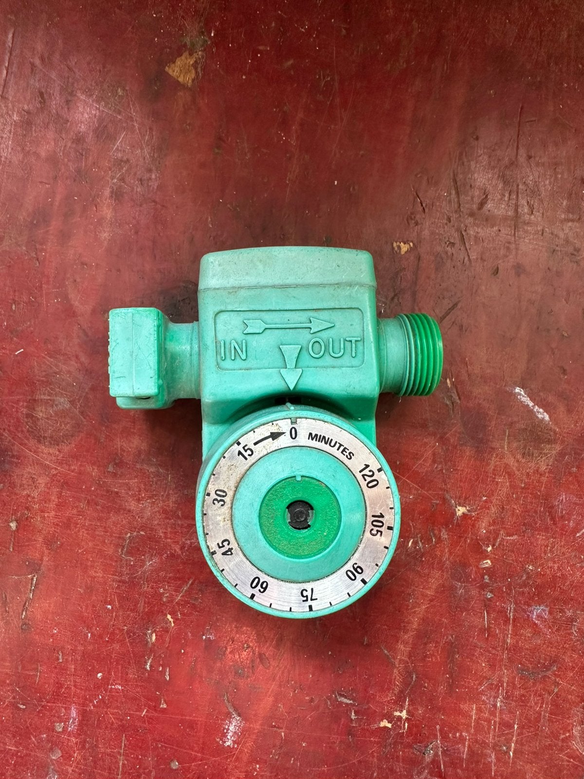 mechanische watertimer voor de tuin., Ophalen, Gebruikt