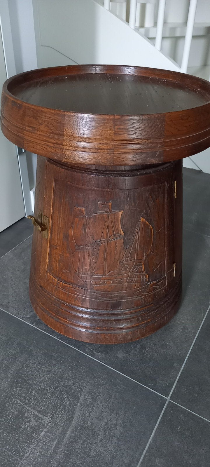 Drankkastje, Ophalen