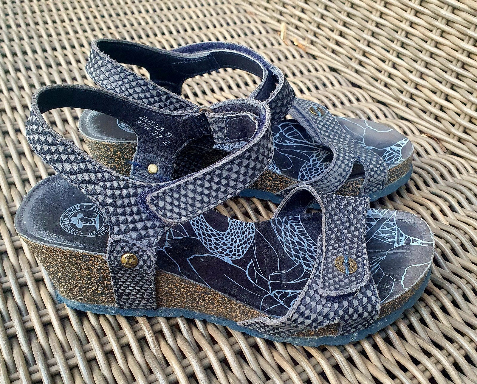 Panama Jack sandalen Julia maat 37 blauw, Ophalen of Verzenden, Overige typen