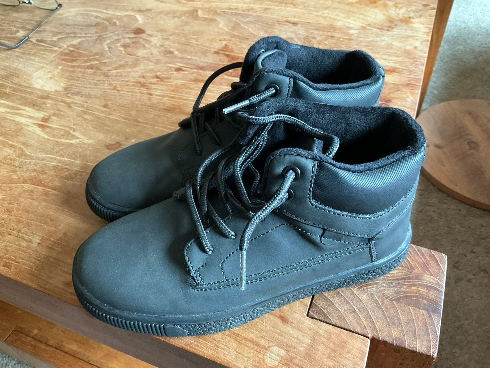 Zwarte Hoge veterschoenen, hoge sneakers  mt 34, Ophalen of Verzenden, Zo goed als nieuw
