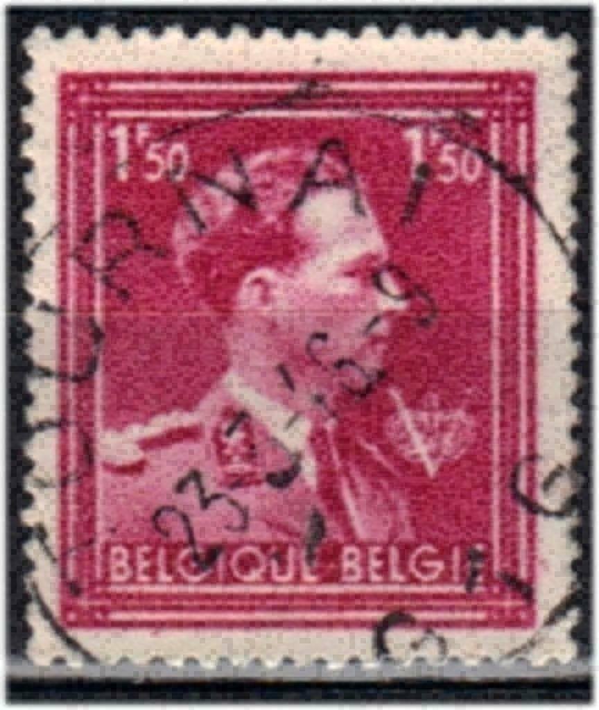 Belgie 1944 - Yvert/OBP 691 - Koning Leopold III (ST), Verzenden, Gestempeld, Koninklijk huis