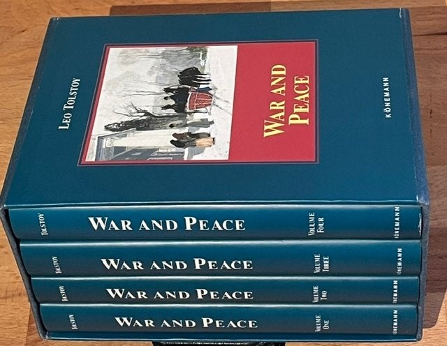 Leo Tolstoi. War and Peace. Volume 1,2,3,4. Konemann 1999, Boeken, Literatuur, Wereld overig, Ophalen of Verzenden, Zo goed als nieuw
