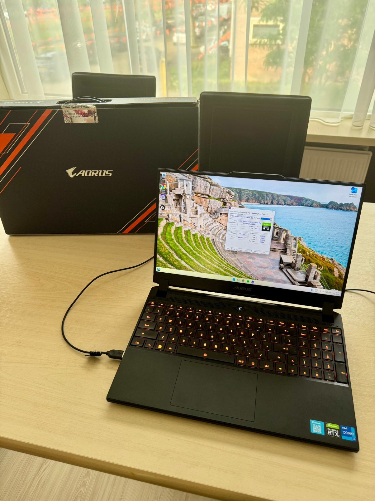 AORUS LAPTOP Lees beschrijving., Computers en Software, Windows Laptops, Gebruikt, 15 inch, SSD, 4 Ghz of meer, 64 GB of meer