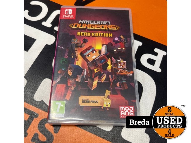 Switch - Minecraft Dungeons Hero Edition, Nintendo, Zo goed als nieuw, Support@nintendo.com, 11-1 Hokotate-cho, Kamitoba, Minami-ku
Kyoto 601-8501
Japan