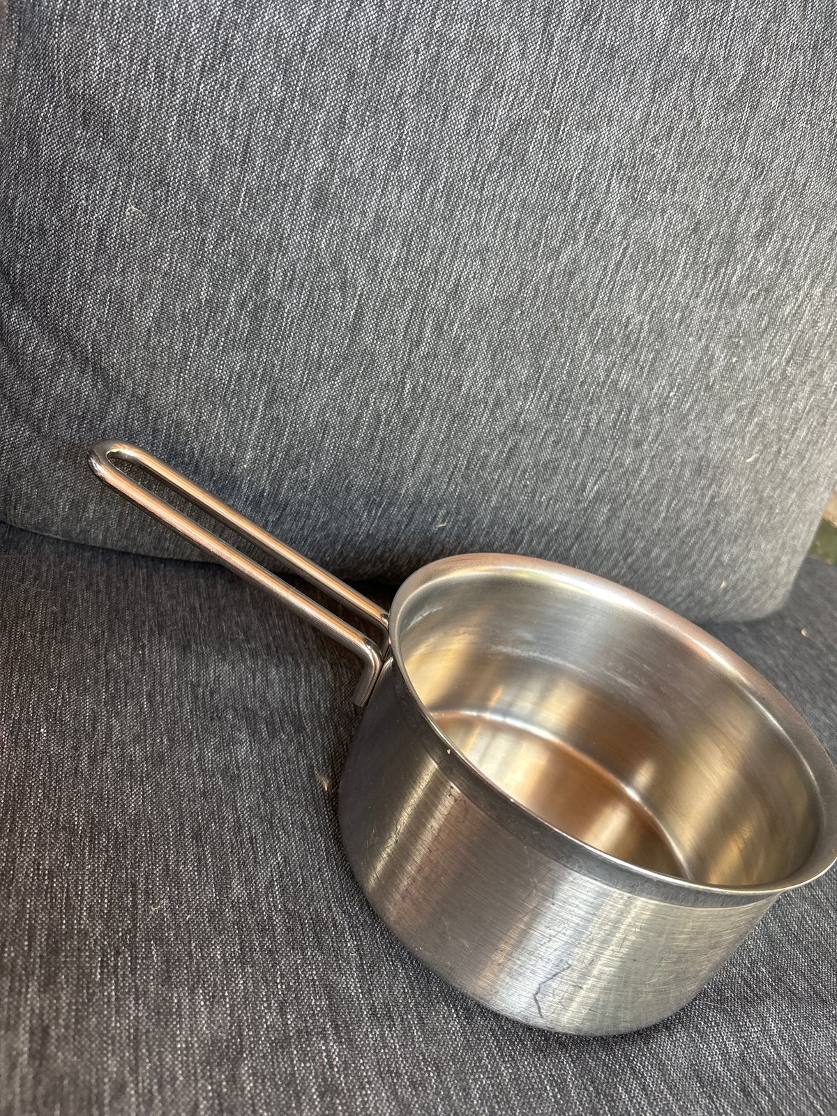 RVS steelpan - Geschikt voor inductie, gas, elektrisch, kera, Gebruikt, Ophalen of Verzenden, Rvs, Kookpan