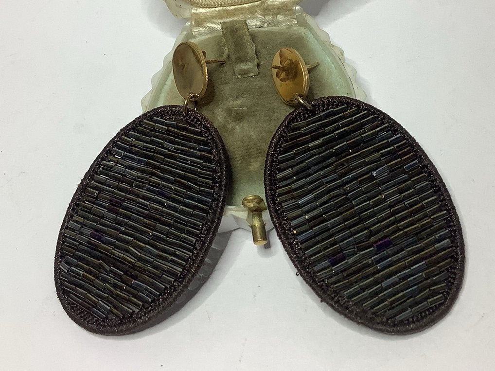 ORIGINELE LOTT DESIGN ZILVER OORCLIPS GEMERKT 925, Verzenden, Zilver, Oorbellen
