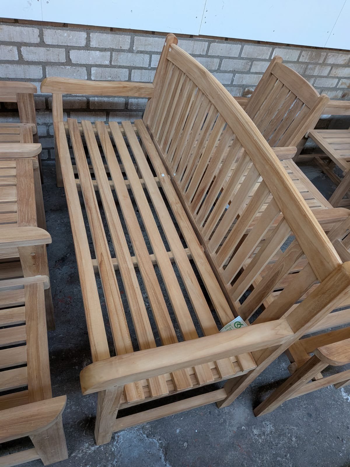 Teakhouten tuinbank - Nieuw, Ophalen, Nieuw, Teakhout