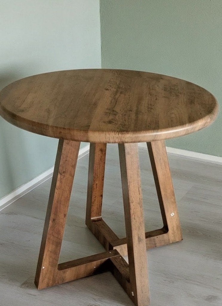 Kleine eettafel, Huis en Inrichting, Ophalen, 50 tot 100 cm, Rond, Nieuw