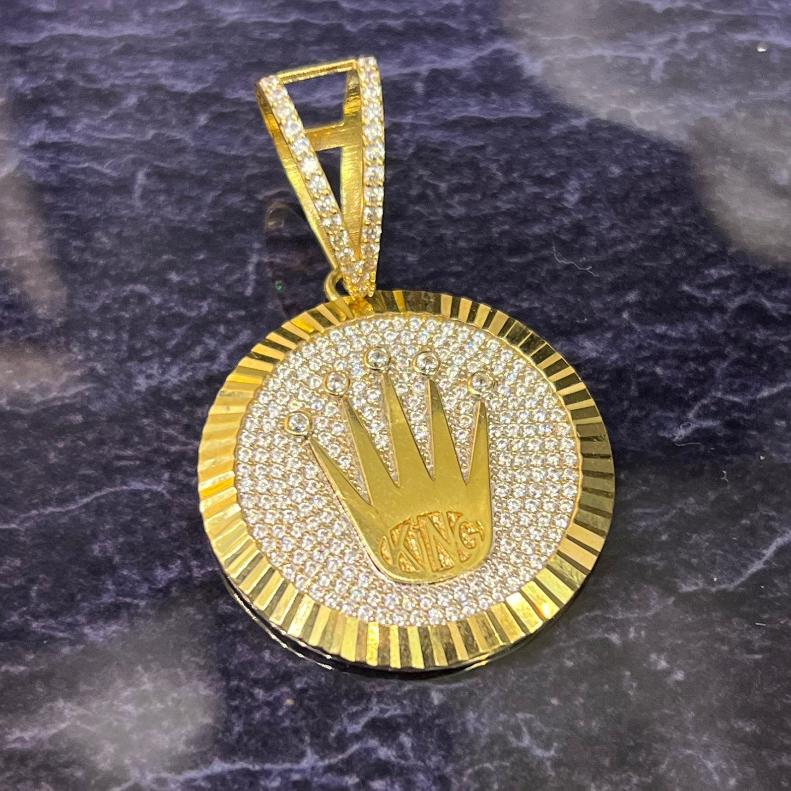 18k gouden kroon hanger, Ophalen of Verzenden, Nieuw, Goud, Goud