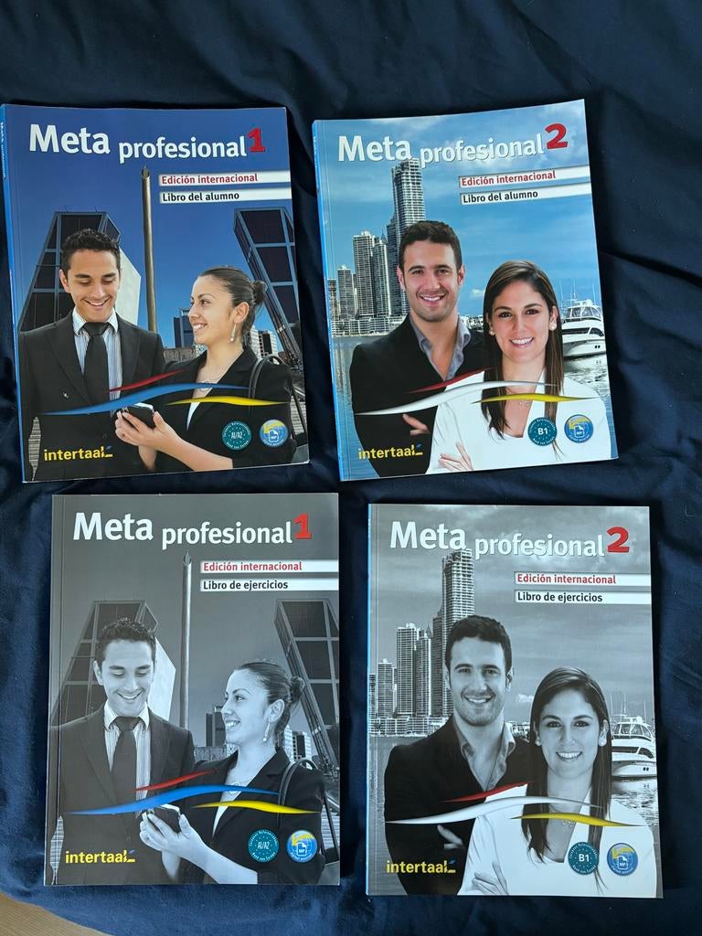 Spaans: Meta profesional 1 & 2 leer- en werkboeken, Boeken, Ophalen, Gelezen, Non-fictie