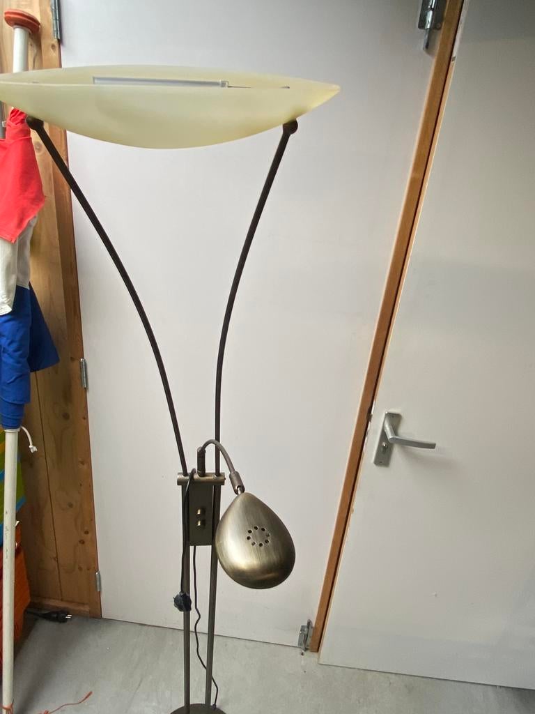 Vloerlamp brons m, Ophalen, Zo goed als nieuw, 150 tot 200 cm
