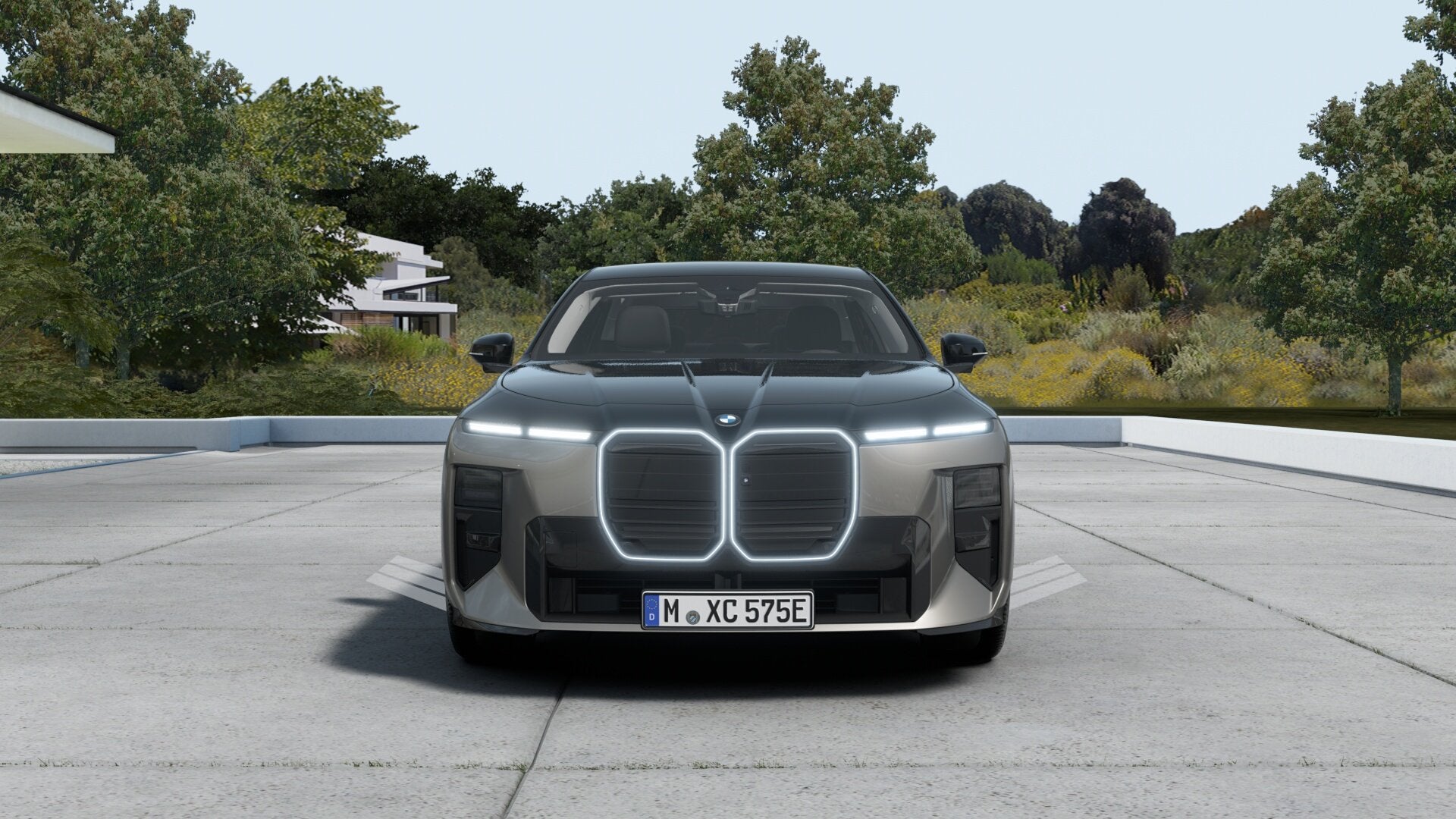 BMW i7 50 xDrive M Sport / Panoramadak Sky Lounge / Trekhaak, Automaat, Dealer onderhouden, Stoelverwarming, Zwart