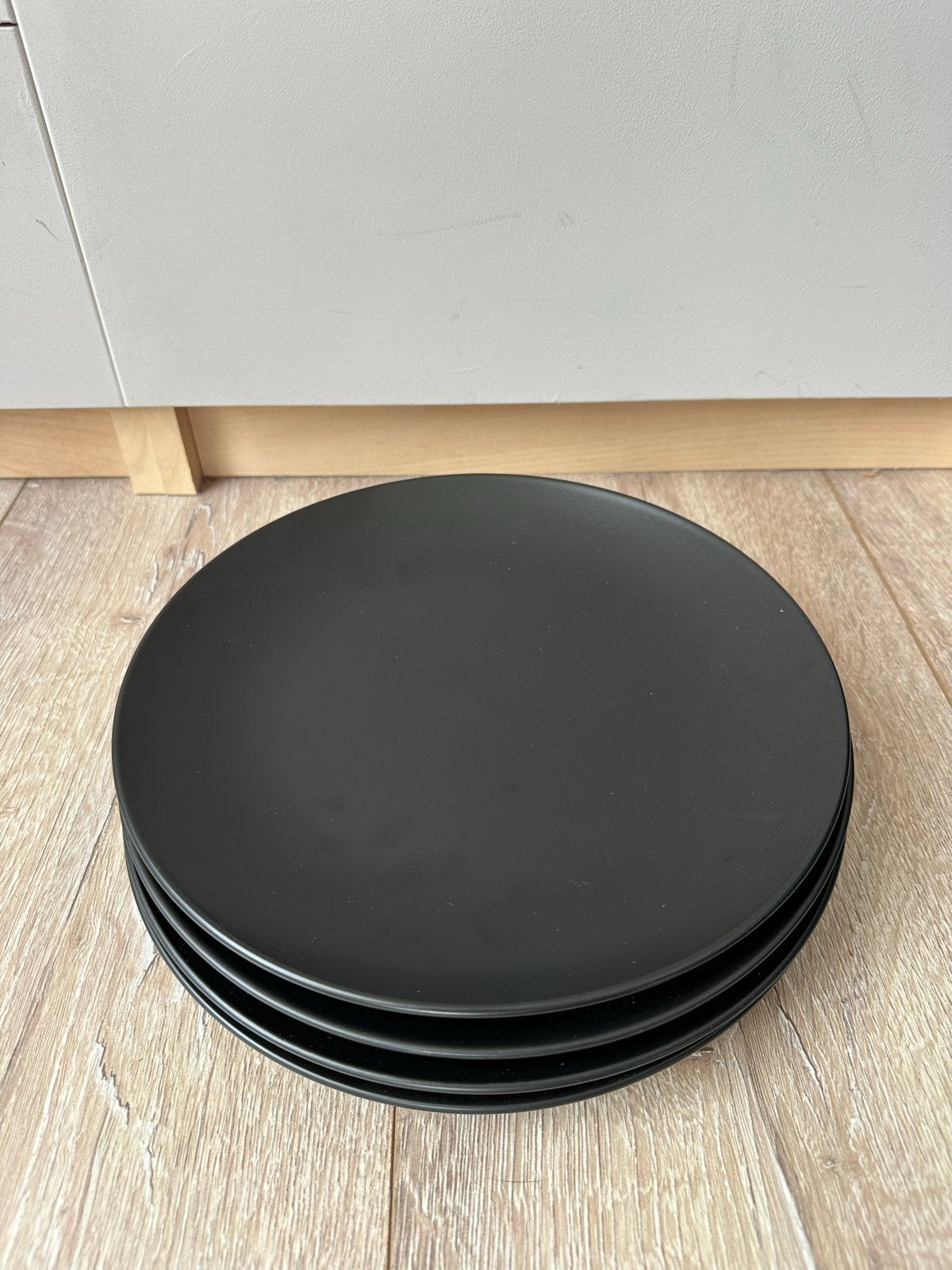 Mat Zwarte diner borden van Cook! (4 stuks), Huis en Inrichting, Keuken | Servies, Overige merken, Keramiek, Ophalen of Verzenden