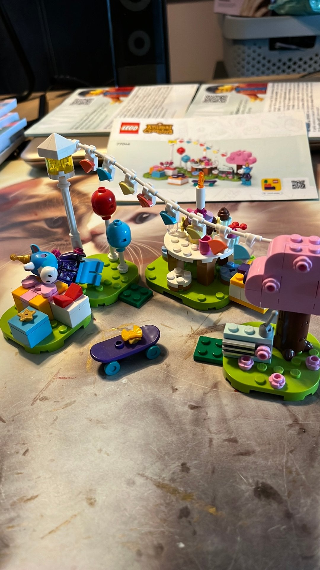 Lego animalcrossing julians verjaardagsfeest 77046, Ophalen of Verzenden, Zo goed als nieuw