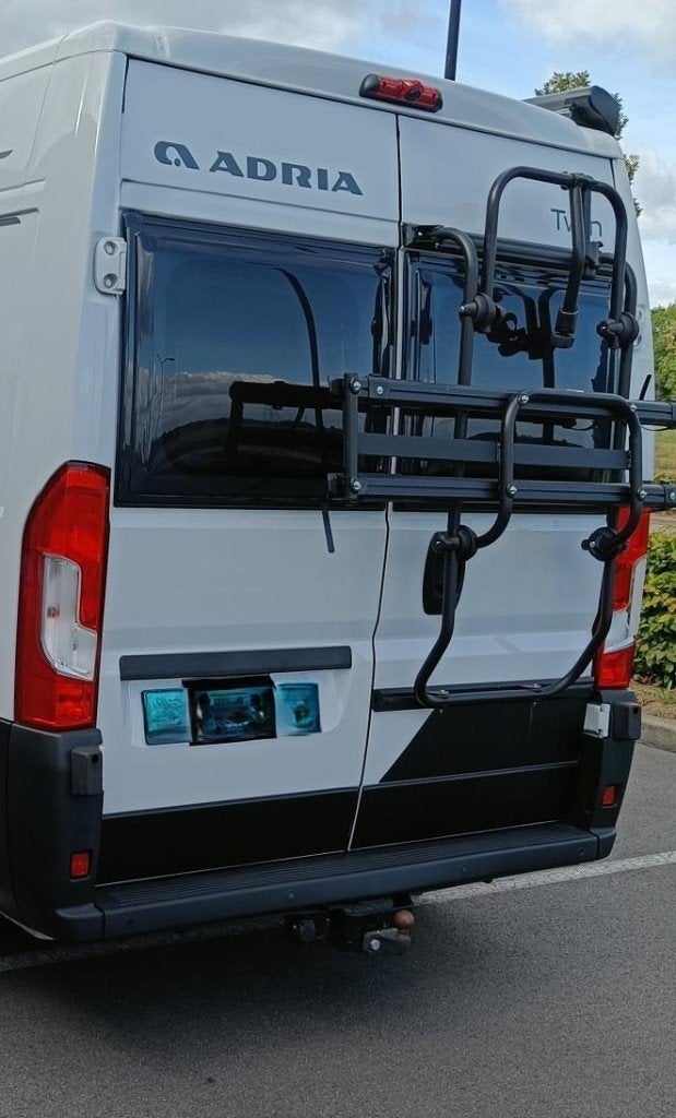 FIETSENDRAGER voor Buscamper 2 fietsen, Caravans en Kamperen, Camper-accessoires, Ophalen, Zo goed als nieuw