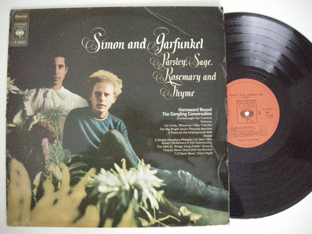 Simon & Garfunkel Parsley Sage Rosemary Thyme -LP vinyl zgan, Ophalen, Zo goed als nieuw, 12 inch