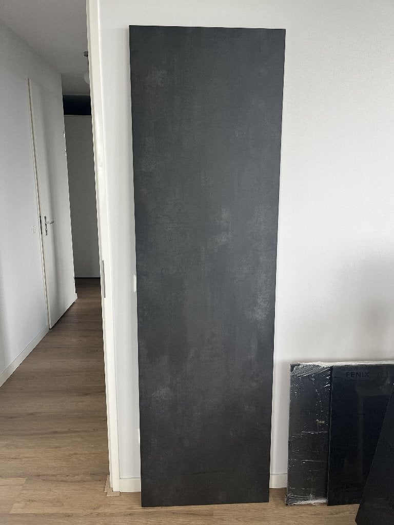 Keuken zijpaneel Basalt Black 205,1  59,6 cm, Huis en Inrichting, Ophalen, Minder dan 25 cm, 50 tot 100 cm, 200 cm of meer
