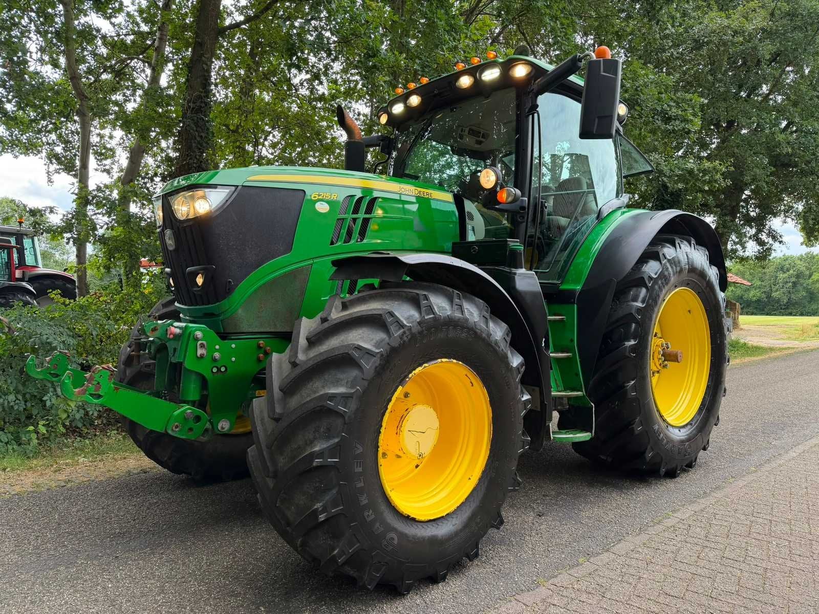 2016 john deere 6215R Vierwielaangedreven landbouwtractor, Gebruikt, John Deere
