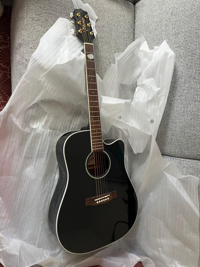 Takamine semi-acoustische gitaar, Muziek en Instrumenten, Snaarinstrumenten | Gitaren | Akoestisch, Ophalen, Zo goed als nieuw