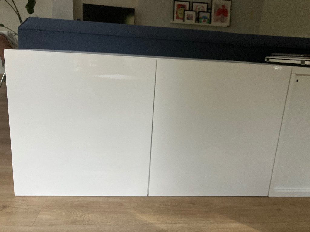 Besta - IKEA Witte hoogglans kasten, Ophalen, Gebruikt