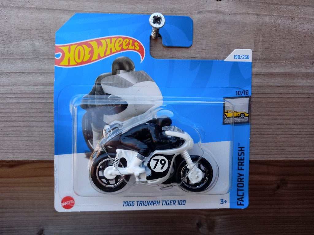 Truimph Tiger 100 '66 Hotwheels, Ophalen, Nieuw, Motor