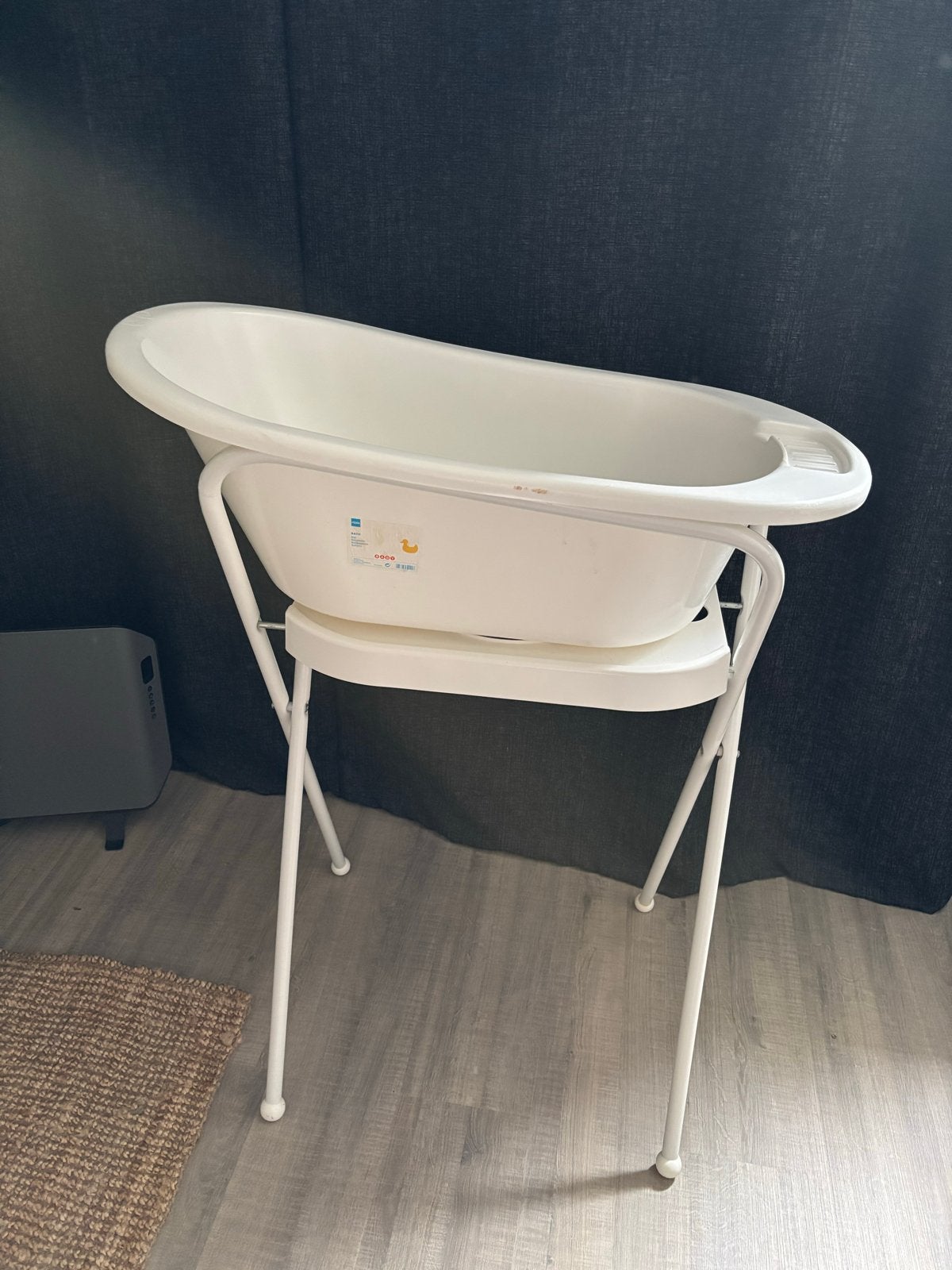 Babybadje met standaard - Prima staat, Kinderen en Baby's, Badjes en Verzorging, Ophalen, Gebruikt, Badje, Standaard