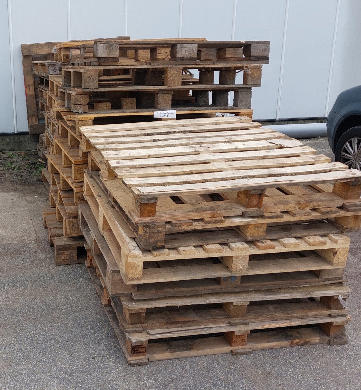 Pallets voor houtkachel, Tuin en Terras, 3 tot 6 m³, Ophalen, Overige houtsoorten, Blokken