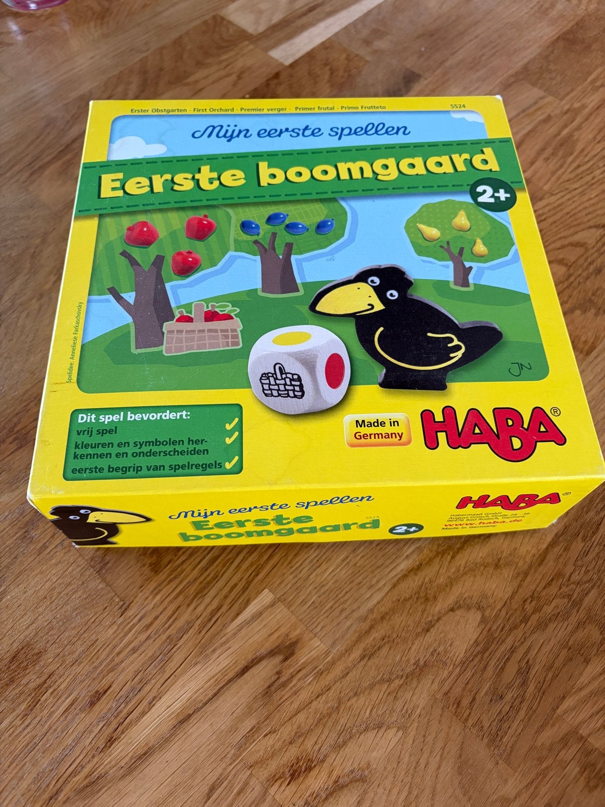 Haba Mijn Eerste Boomgaard spel - Zeer goede staat, Ophalen of Verzenden, Zo goed als nieuw