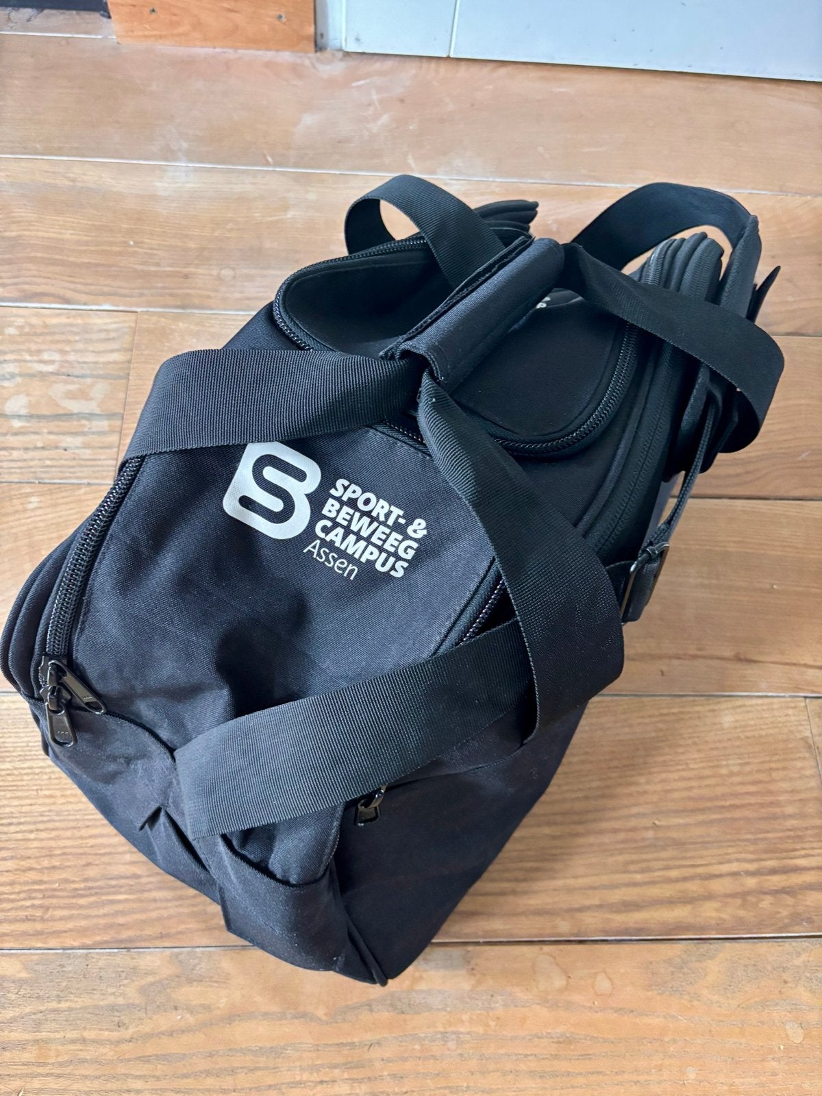Zwarte sporttas Sport- & Beweeg Campus Assen Smartbags, Ophalen, Nieuw, Unisex volwassen