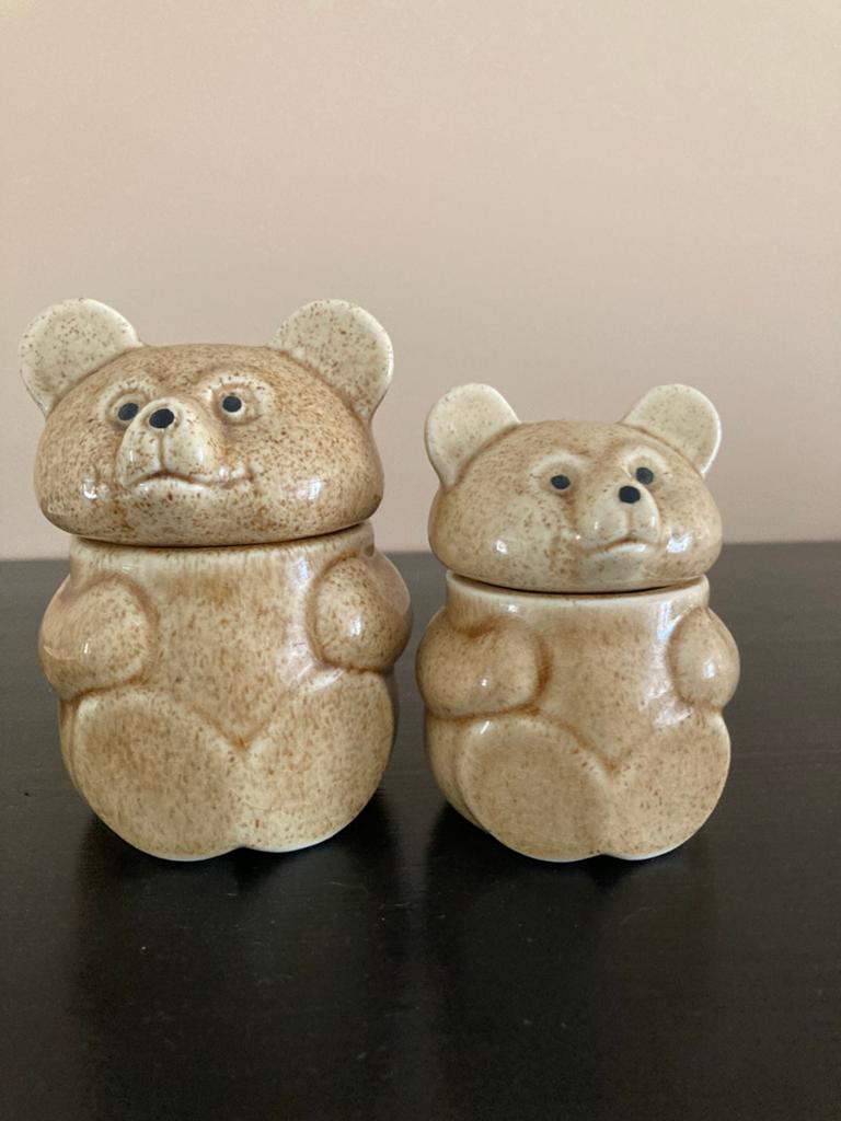 🐝 🐻 Beren honingpotjes potjes 2x, Ophalen of Verzenden