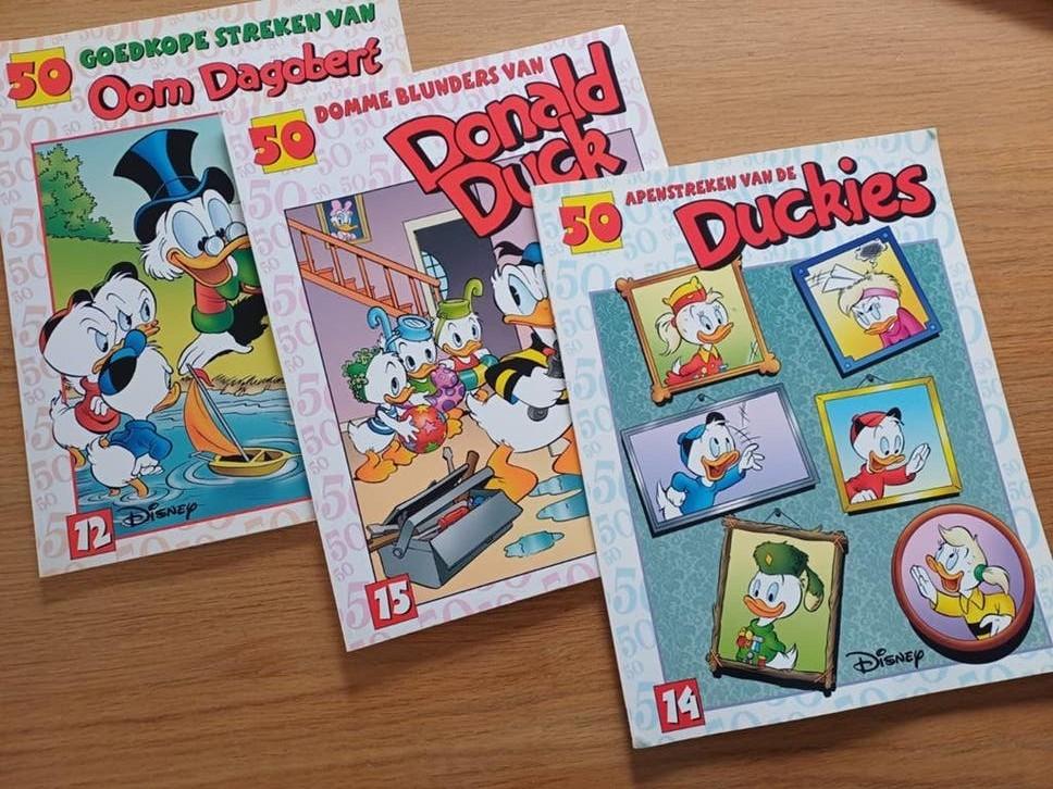 Donald Duck, Duckies, Oom Dagobert, Boeken, Meerdere stripboeken, Ophalen of Verzenden, Gelezen