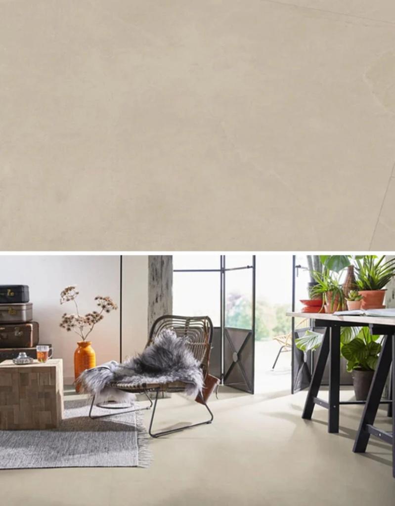 Ambiant Noveno XL Beige Plak PVC, Ophalen, Overige materialen, 30 cm of meer, 50 tot 150 cm