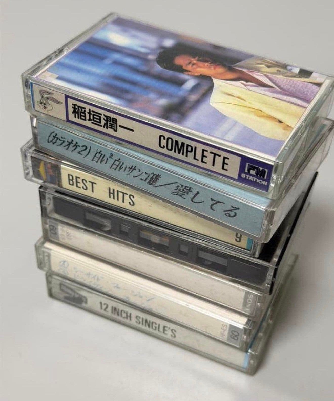 7x Cassettebandjes Sony HF-ES + Japanse Muziek Set vintage, Cd's en Dvd's, P, 2 t/m 25 bandjes, P, P